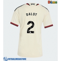 Fotballdrakt Dame Manchester United Diogo Dalot #2 Tredjedrakt 2026-27 Kortermet